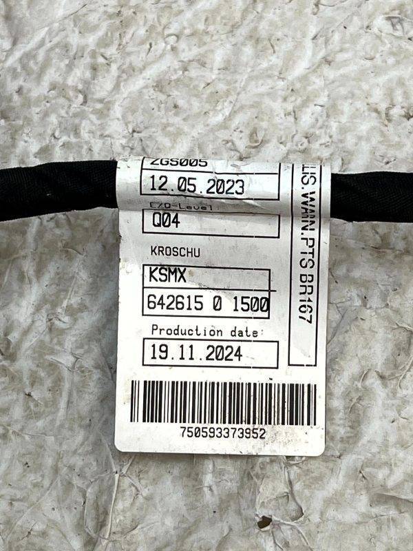 Mercedes GLS X167 Front Bumper Parking Sensor Wiring Harness A1675403561 Genuine 178427184918 21