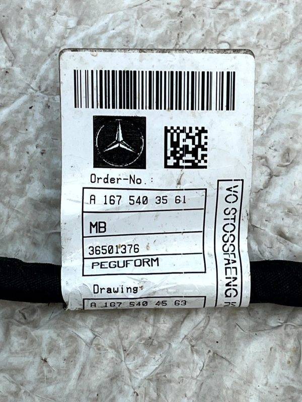 Mercedes GLS X167 Front Bumper Parking Sensor Wiring Harness A1675403561 Genuine 178427184918 22