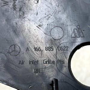 Mercedes M-Class W166 Front Bumper Right Grill 2012 TO 2015 A1668850622 Genuine - Image 10