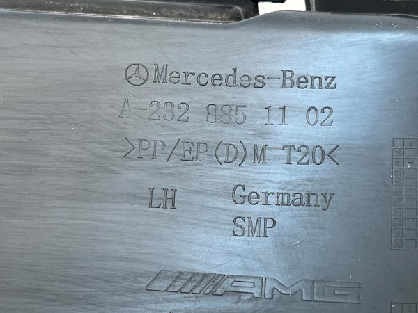 Mercedes SL R232 Front Radiator Intercooler Air Guide Duct A2328851102 Genuine 178522286728 9