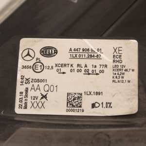 Mercedes Vito W447 Left Side LED Headlight 2014 TO 2019 A4479060301 *DAMAGED* - Image 11