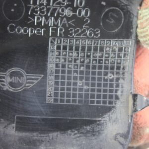 Mini Cooper F55 F56 F57 Front Bumper Tow Cover 7337796 - Image 9