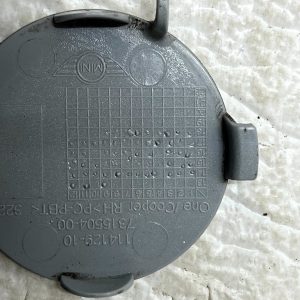 Mini Cooper One F55 Rear Bumper Right Tow Cover Cap 2014-2018 7315504-00 Genuine - Image 9