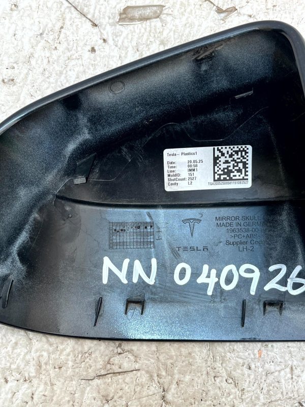 Tesla Model Y Front Left Exterior Wing Mirror Cover 2025 ON 1963538 00 B Genuine 178536887888 11