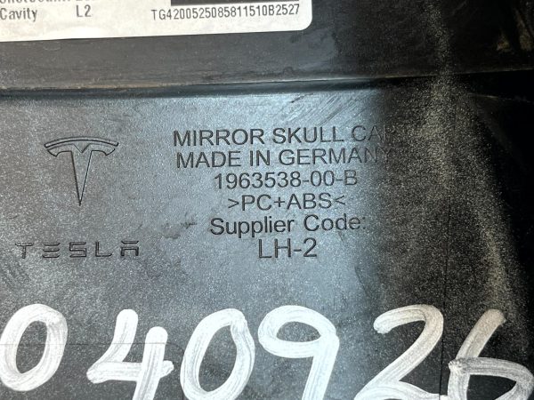 Tesla Model Y Front Left Exterior Wing Mirror Cover 2025 ON 1963538 00 B Genuine 178536887888 16