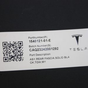 Tesla Model Y Rear Bumper 2022 ON 1494005-00-B Genuine *DAMAGED* - Image 16