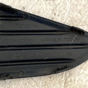 Toyota Yaris Rear Bumper Right Lower Grille Trim 2017-2020 52681-0D010 Genuine - Image 8