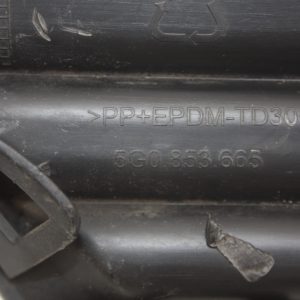 VW Golf Front Bumper Left Grill 2013 TO 2017 5G0853665 Genuine - Image 9