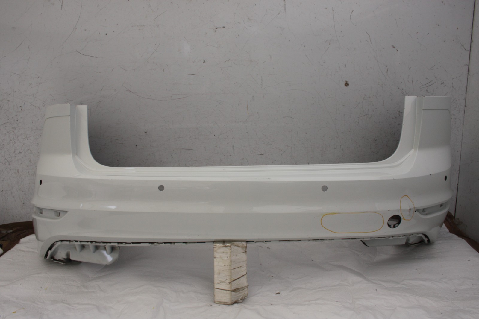 VW Golf Sportsvan Rear Bumper 2018 TO 2021 510807421H Genuine *DAMAGED*