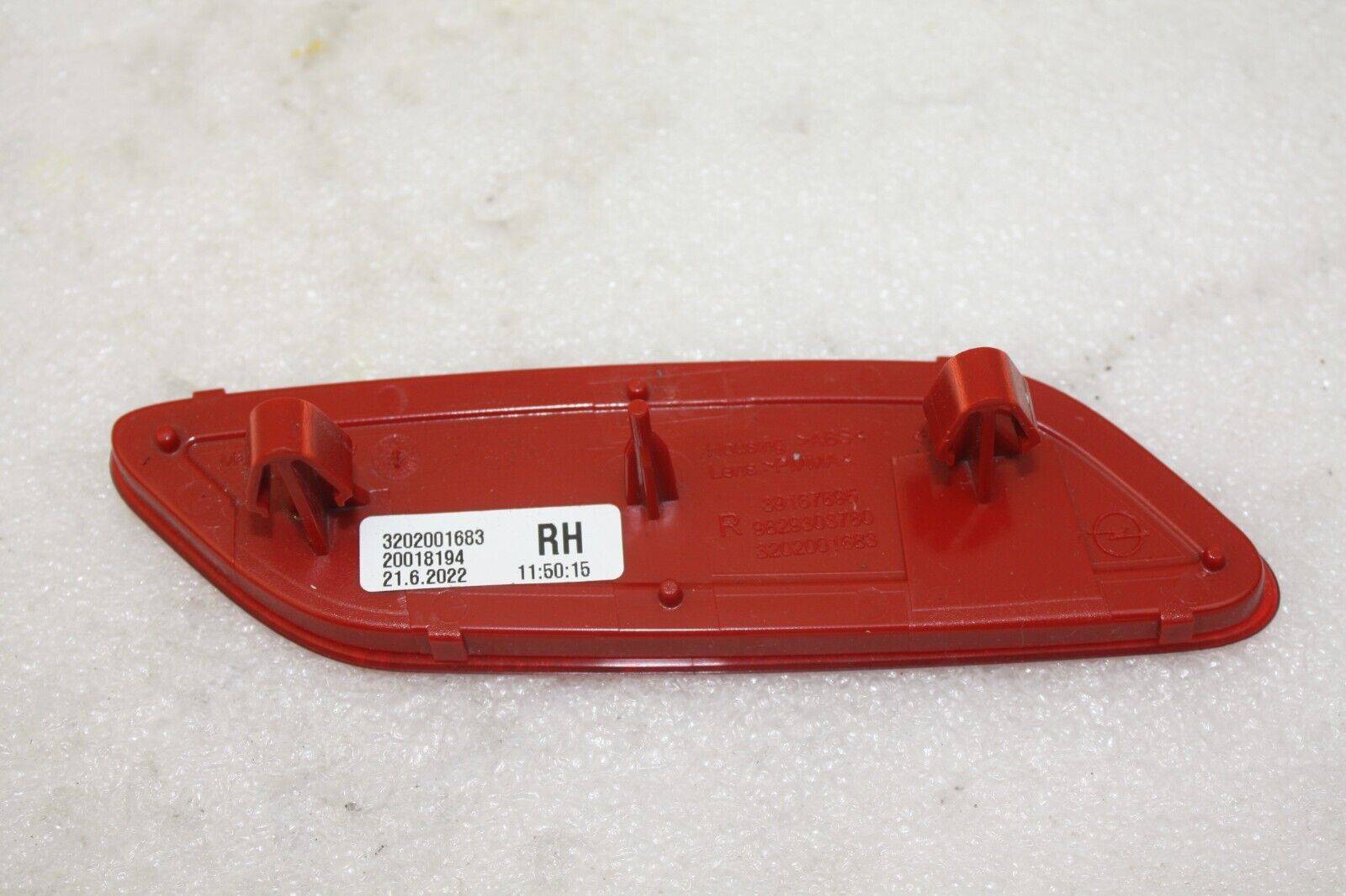 Vauxhall-Corsa-F-Rear-Bumper-Right-Side-Reflector-9829303780-Genuine-176568061768-6