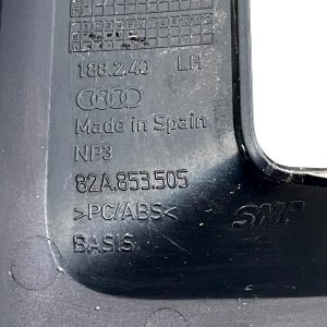 Audi A1 Rear Bumper Lower Left Side Trim 2019 ON 82A853505 Genuine - Image 14