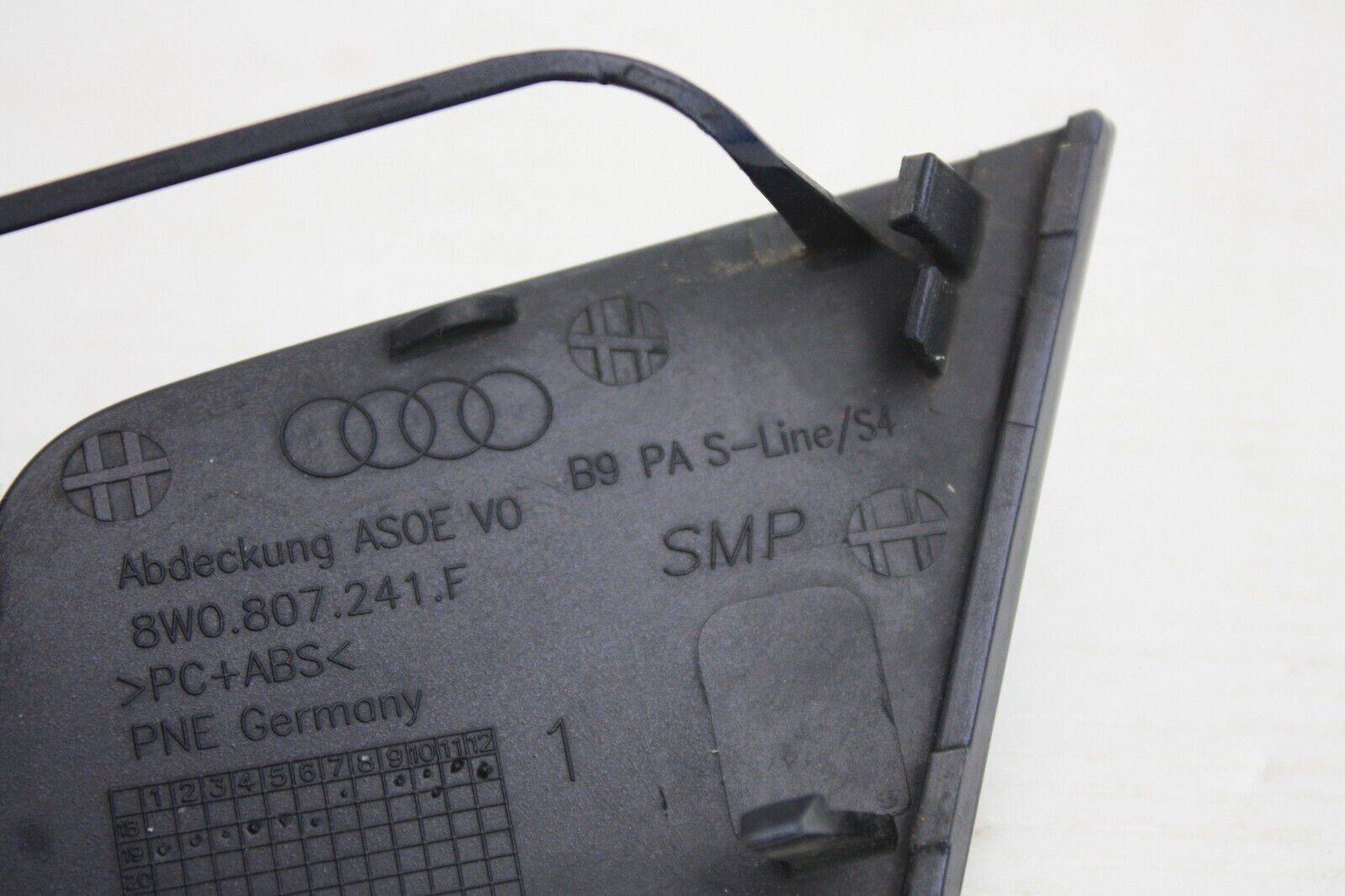 Audi-A4-B9-S-Line-Front-Bumper-Tow-Cover-8W0807241F-Genuine-NEED-RESPRAY-175374810659-4