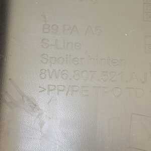 Audi A5 B9 S Line Rear Bumper Diffuser 2020-2024 8W6807521AJ Genuine *DAMAGED* - Image 13