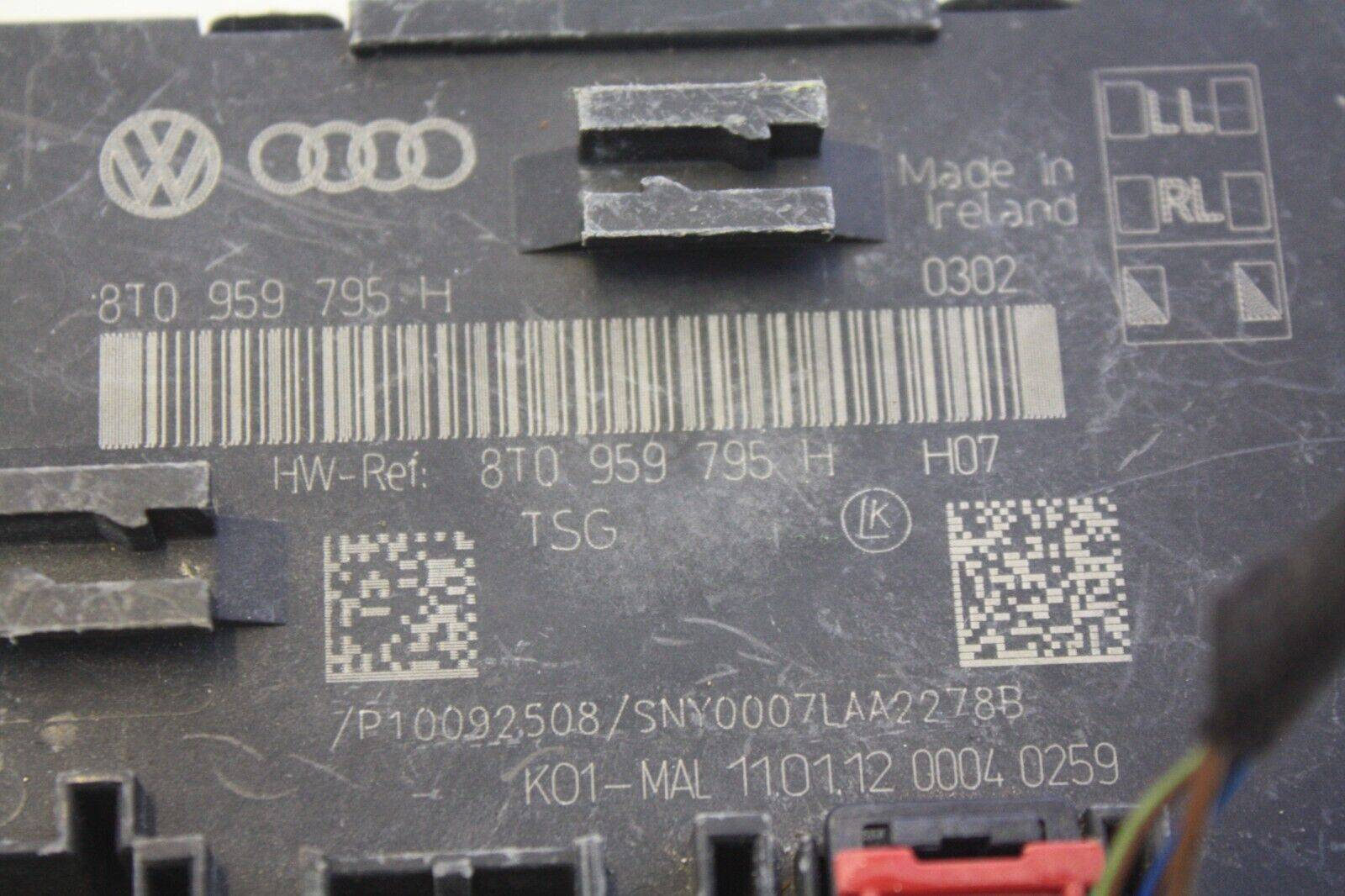 Audi-A5-Rear-Left-Door-Control-Module-8T0959795H-Genuine-176101686279-3
