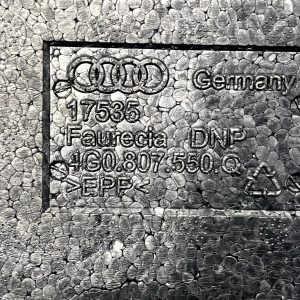 Audi A6 Front Bumper Impact Bar Absorber Foam 2014 TO 2018 4G0807550Q Genuine - Image 24