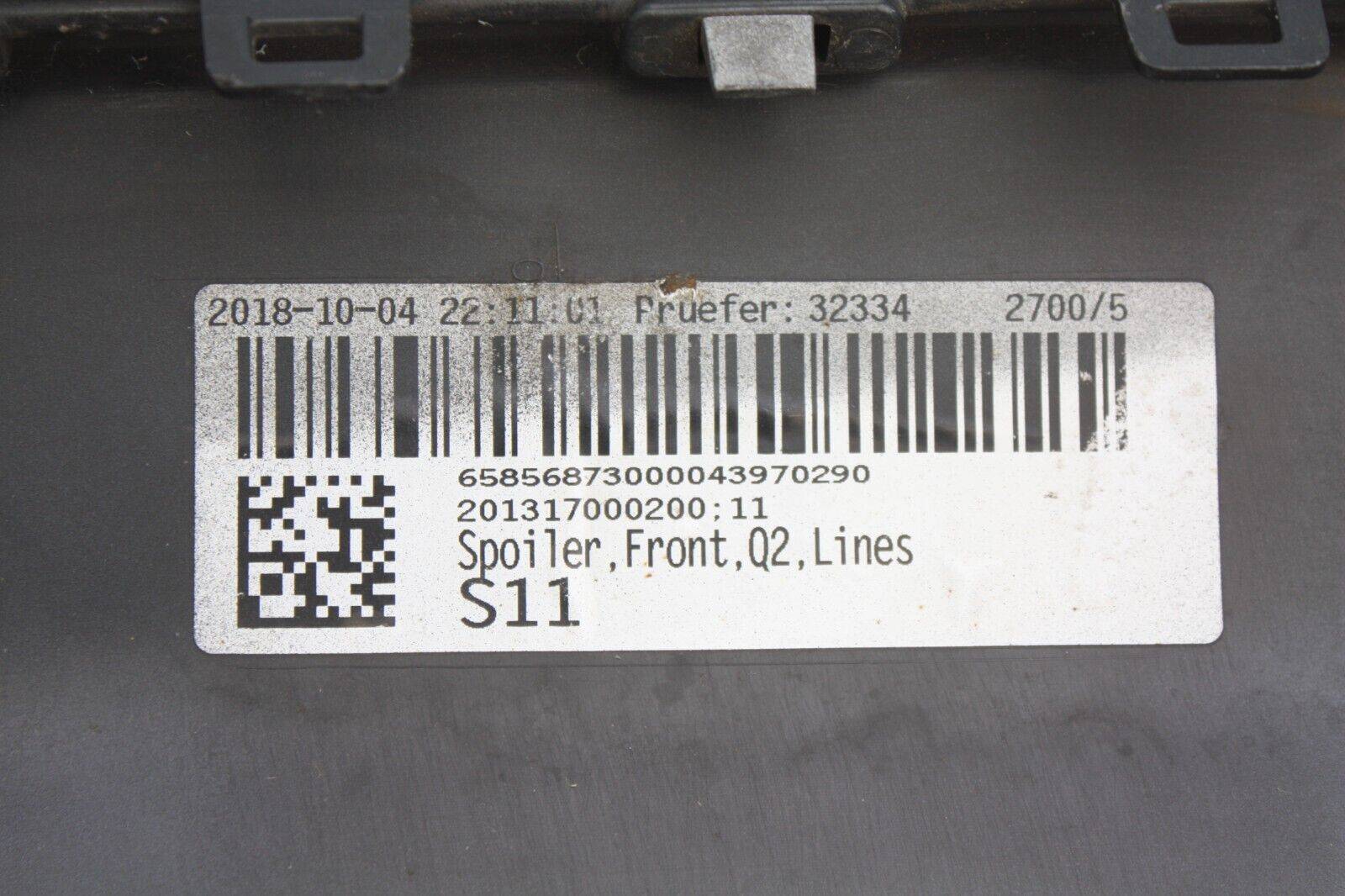 Audi-Q2-Front-Bumper-Lower-Section-2016-TO-2021-81A807110B-Genuine-DAMAGED-176614195669-11