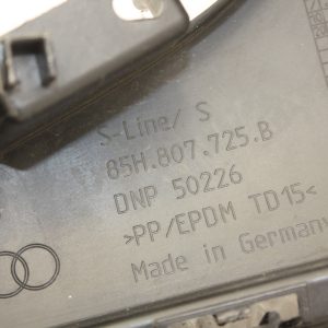 Audi Q6 E Tron S Line Front Bumper Grill 2024 ON 85H807725B Genuine - Image 11