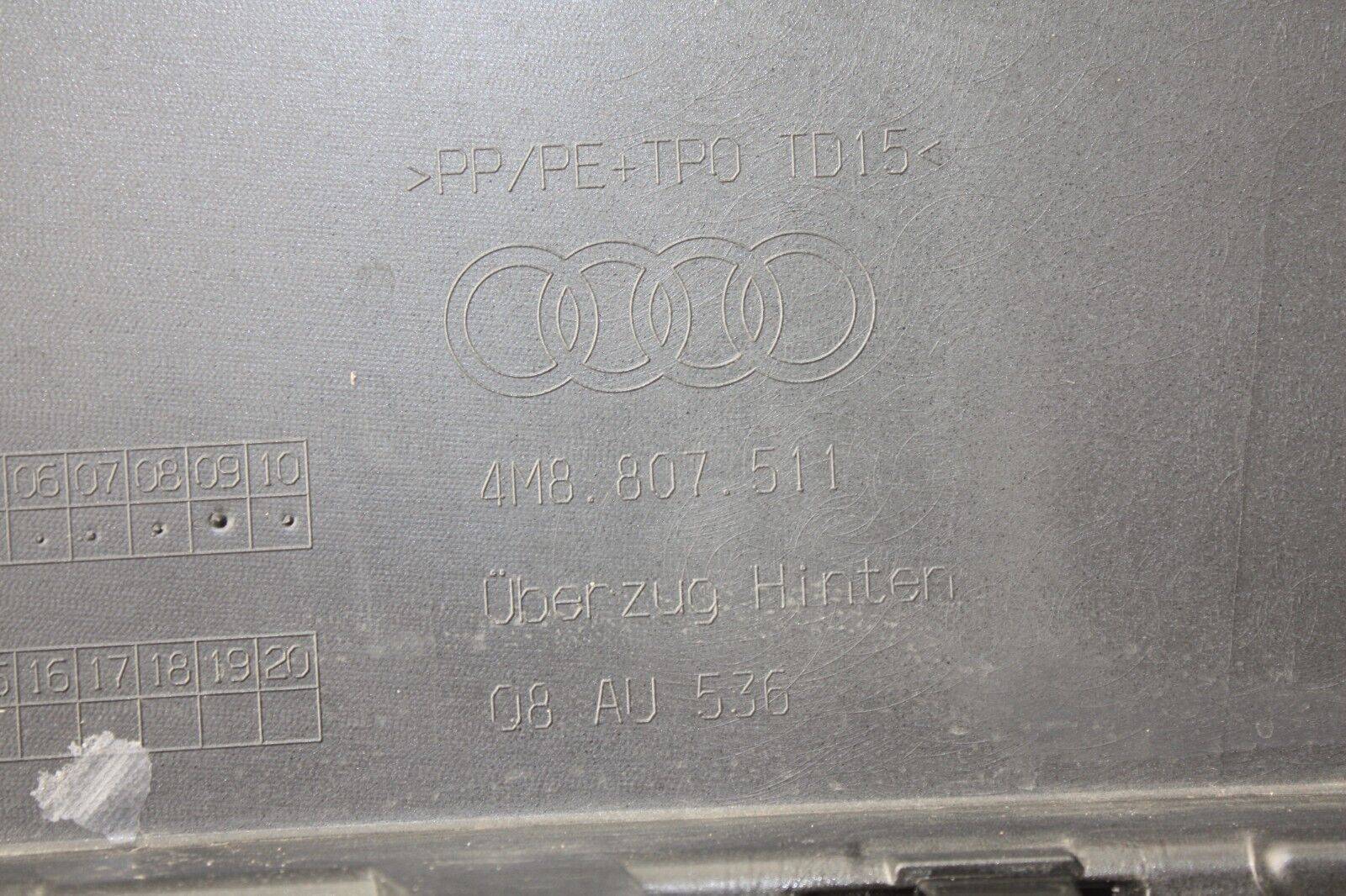 Audi-Q8-S-Line-Rear-Bumper-2018-ON-4M8807511-Genuine-176357791819-13