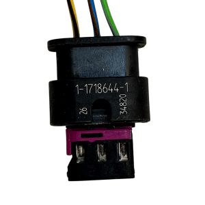Audi VW Mercedes 3 Pin PDC Sensor Wiring Loom Plug Connector 1-1718644-1 Genuine - Image 2