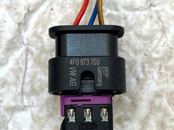 Audi VW Skoda Seat Parking Sensor Wiring Loom Plug Connector 4F0973703 Genuine 178442829959 8