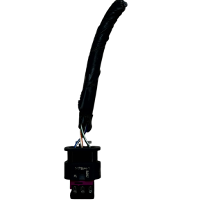 Audi Volkswagen 3 Pin PDC Sensor Wiring Loom Plug Connector 1-1718644-1 Genuine - Image 1