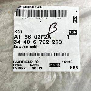 BMW 1 Series F20 F21 Rear Handbrake Parking Cable 11 TO 19 34406792263 Genuine 26 BMW 1 Series F20 F21 Rear Handbrake Parking Cable 11 TO 19 34406792263 Genuine - Image 13