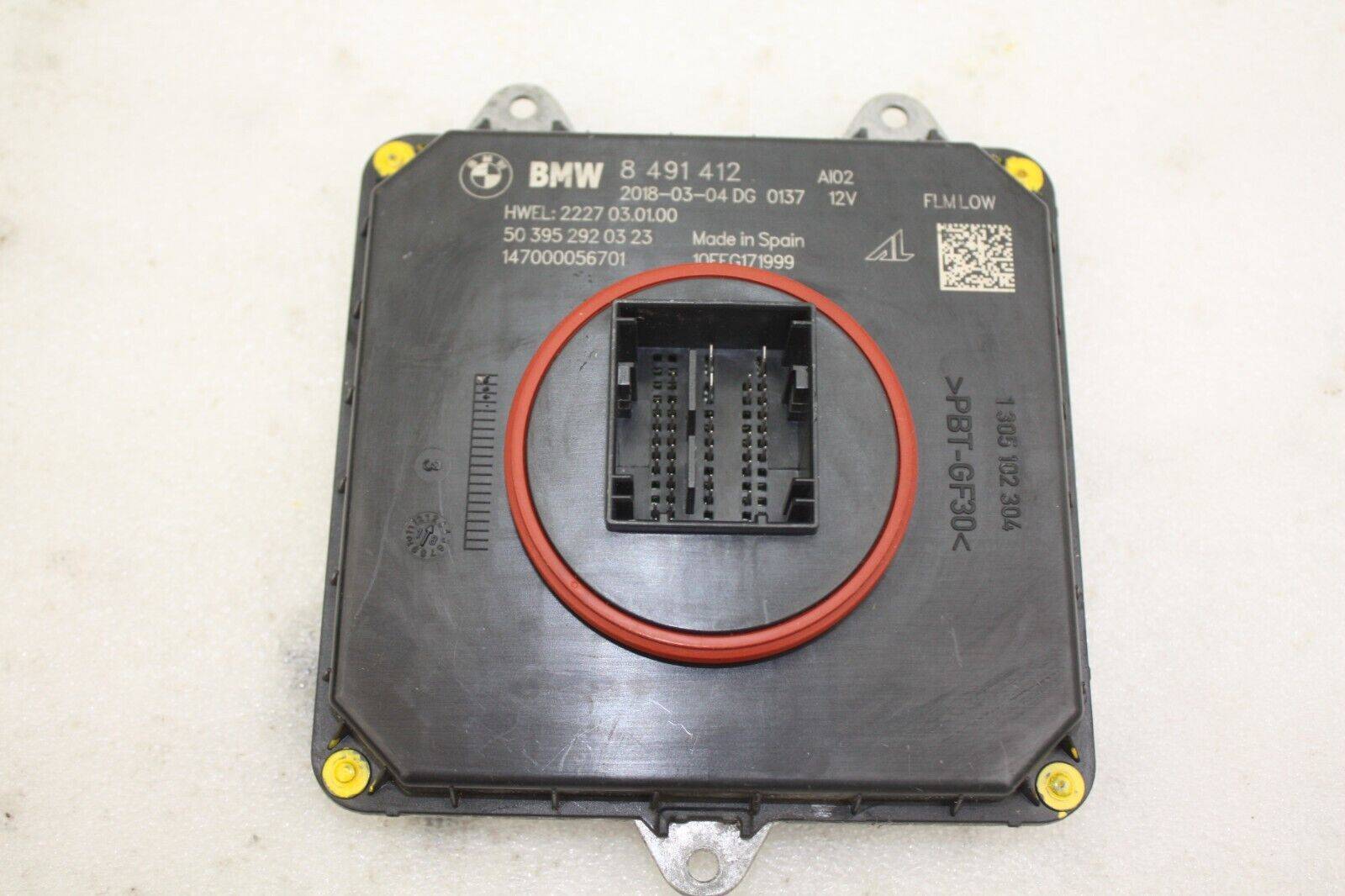 BMW-5-Series-G30-G31-Headlight-Control-Module-2018-8491412-Genuine-176565610949-7