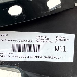 BMW I4 Gran Coupe M Sport G26 Front Bumper 2020 Onward 51119881896 Genuine - Image 21