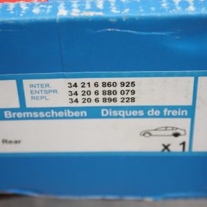 BMW X3 G01 Rear Left Side Brake Disc 2017 TO 2024 6860925 Genuine - Image 8