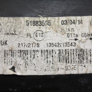 Fiat 500L Left Side Headlight 2013 TO 2017 51883595 - Image 13