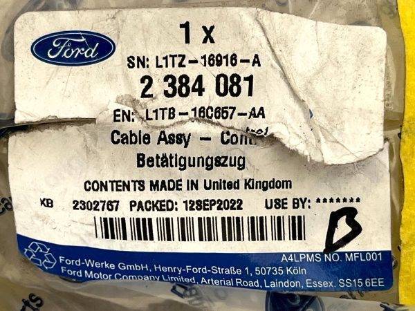 Ford Puma Mk2 Front Hood Bonnet Release Cable 2019 TO 2024 2384081 Genuine 12 Ford Puma Mk2 Front Hood Bonnet Release Cable 2019 TO 2024 2384081 Genuine 178313598689 13