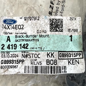 Ford Transit Custom Rear Bumper Right Mount Bracket 2017 TO 2023 GK21-17F766-A - Image 12