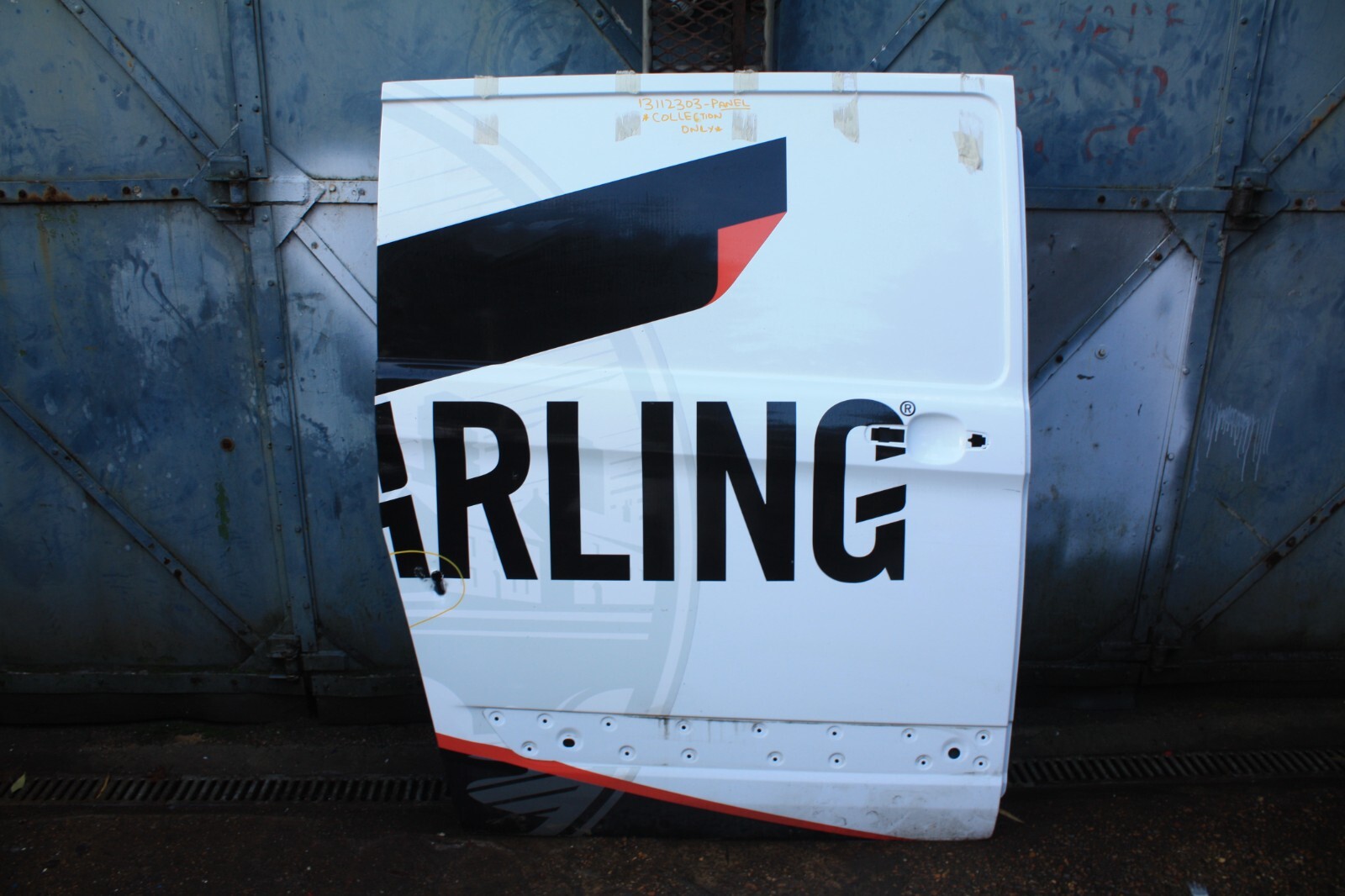 Ford Transit Custom Right Side Sliding Door 2013 TO 2018 Genuine *GOT HOLES*