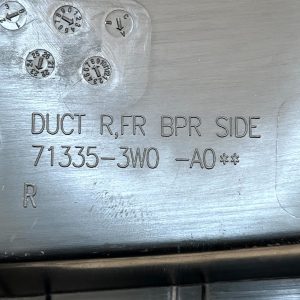 Honda HR-V Front Bumper Right Air Guide Duct 2021 Onward 71335-3W0-A0 Genuine - Image 10