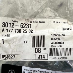 Mercedes A Class W177 Rear Left Door Lower Hinge 2018-2023 A1777302502 Genuine - Image 10