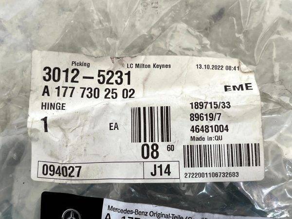 Mercedes A Class W177 Rear Left Door Lower Hinge 2018 2023 A1777302502 Genuine 178313706249 10