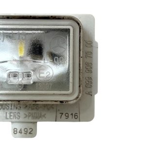 Mercedes C Class W205 Rear License Plate LED Light Lamp A0999067000 Genuine - Image 4