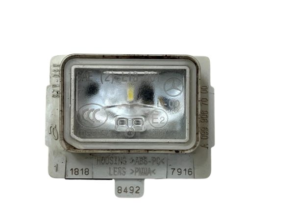 Mercedes-C-Class-W205-Rear-License-Plate-LED-Light-Lamp-A0999067000-Genuine-177871294309