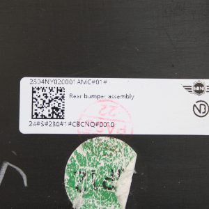 Mini C F66 Rear Bumper 2804101XNY02A Genuine *DAMAGED* - Image 11