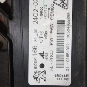 Peugeot 308 Left Side LED Headlight 2022 ON 9849116680 Genuine *DAMAGED* - Image 11