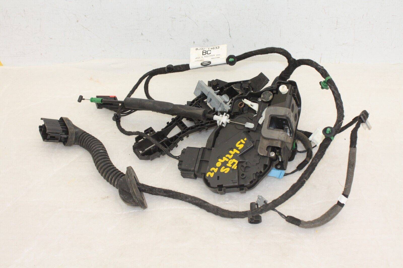 Range Rover Evoque L538 Rear Right Door Wiring Loom With Motor BJ32 14633 BC 176345734719