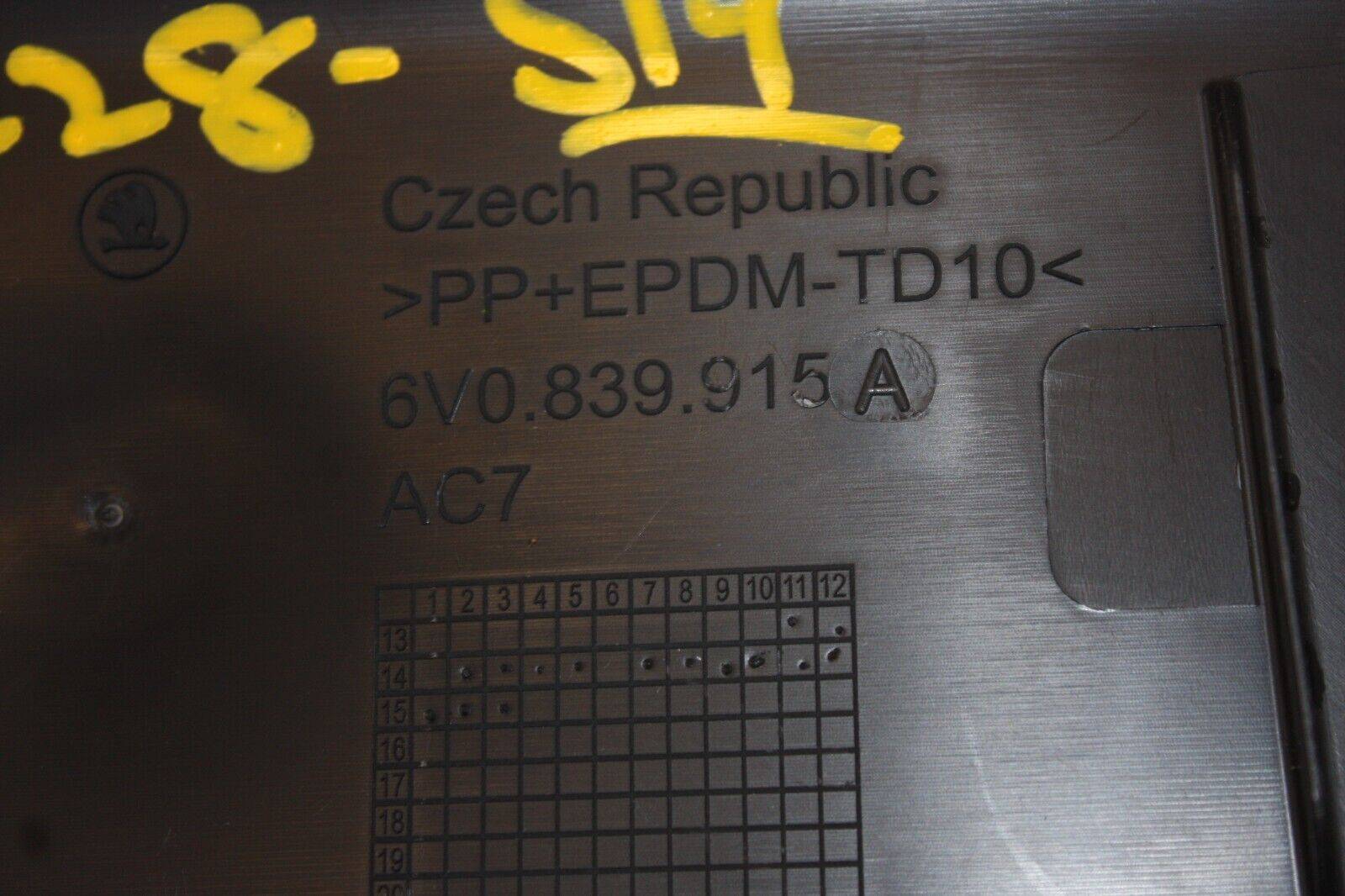 Skoda-Fabia-Rear-Left-Door-Card-Trim-6V0839915A-Genuine-175516805399-5