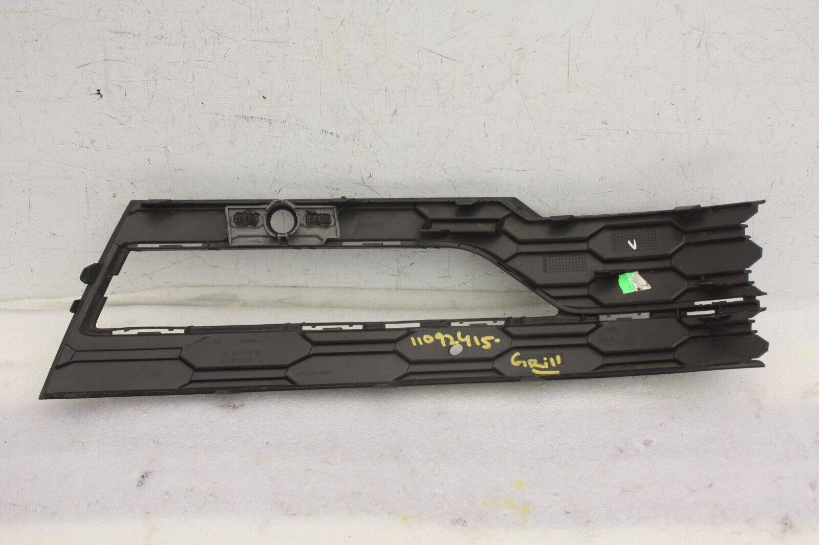 Skoda-Octavia-Front-Bumper-Left-Side-Grill-2020-On-5E3807681C-Genuine-176571206779-8