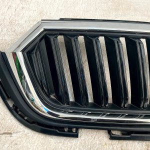 Skoda Octavia Front Bumper Upper Radiator Grille 2020 TO 2024 5E3853653 Genuine - Image 3
