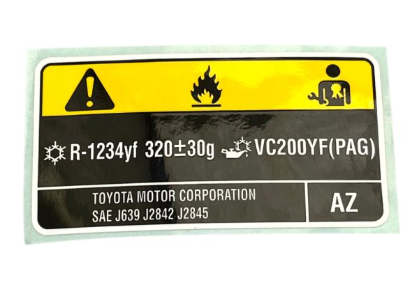 Toyota-Aygo-Front-Cooler-Service-Label-Caution-88723-0H060-Genuine-178290791549