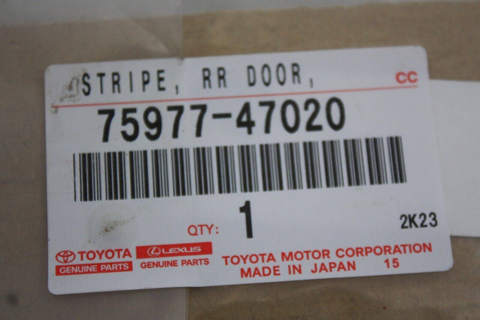 Toyota-Prius-Rear-Door-Stripe-75977-47020-Genuine-175691310759-5
