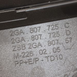 VW T-Roc Rear Bumper Lower Trim 2022 ON 2GA807725C Genuine *DAMAGED* - Image 8
