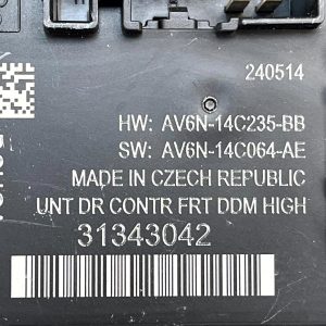 Volvo V40 Front Right Door Control Module Unit 2012-2016 AV6N-14C235-BB Genuine 30 Volvo V40 Front Right Door Control Module Unit 2012-2016 AV6N-14C235-BB Genuine - Image 15